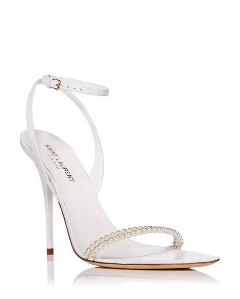 ysl pearl heels luna|luna pointed toe pearl high heels.